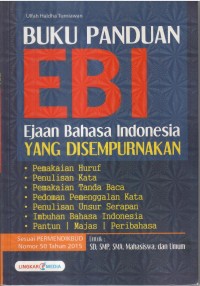 Image of Buku Panduan EBI ( Ejaan Bahasa Indonesia)