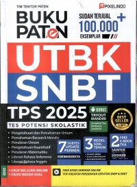 Image of Buku Paten UTBK SNBT TPS 2025